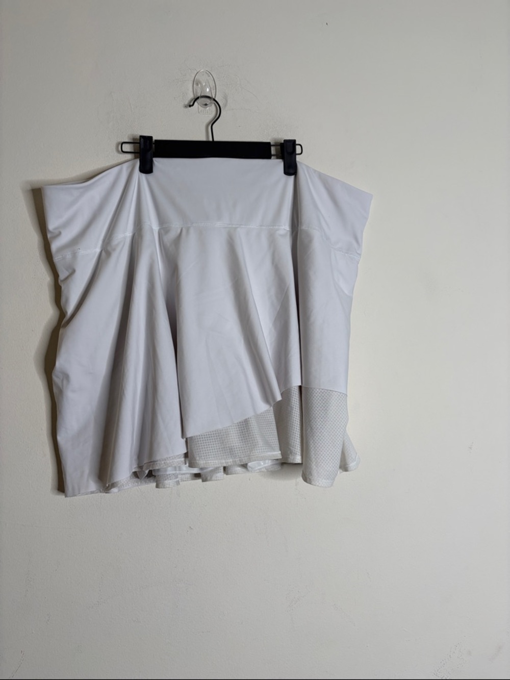 Athleta White Asymmetrical Layered Performance Skirt